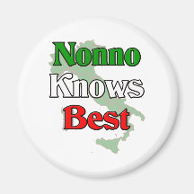 Nonno (Italian Grandfather) Knows Best Magnets