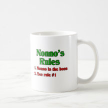 Nonno's (Italian Grandfather) Rules Coffee Mugs