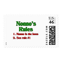 Nonno's (Italian Grandfather) Rules Postage Stamp