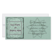 Nonogram Stone Photocard Photo Greeting Card