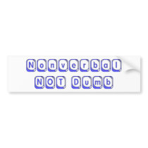 Nonverbal bumper stickers