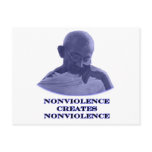 Nonviolence Blue The MUSEUM Zazzle Gifts Post Card