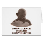 Nonviolence Brown The MUSEUM Zazzle Gifts Cards