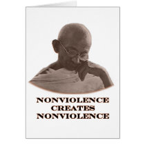 Nonviolence Brown The MUSEUM Zazzle Gifts Cards