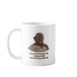 Nonviolence Brown The MUSEUM Zazzle Gifts mugs