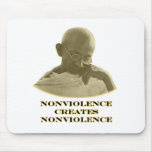 Nonviolence Gold The MUSEUM Zazzle Gifts Mousepads