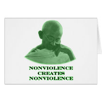 Nonviolence Green The MUSEUM Zazzle Gifts Card
