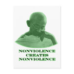 Nonviolence Green The MUSEUM Zazzle Gifts Postcards