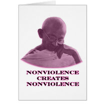 Nonviolence Magenta The MUSEUM Zazzle Gifts Greeting Cards
