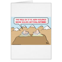 nonviolence never solves anything cards by rexfmay nonviolence never solves anything cards