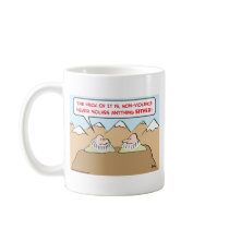 nonviolence never solves anything mug