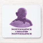 Nonviolence Purple The MUSEUM Zazzle Gifts Mouse Pads