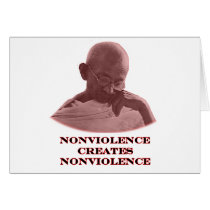 Nonviolence Red The MUSEUM Zazzle Gifts Greeting Cards