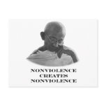 Nonviolence White The MUSEUM Zazzle Gifts Postcards