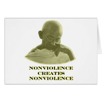 Nonviolence Yellow The MUSEUM Zazzle Gifts Card