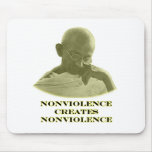 Nonviolence Yellow The MUSEUM Zazzle Gifts Mouse Pads