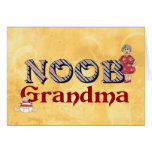 NooB Grandma Greeting Cards