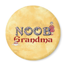 NooB Grandma Refrigerator Magnet