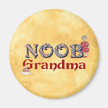 NooB Grandma Refrigerator Magnet