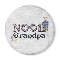 NooB Grandpa Refrigerator Magnets