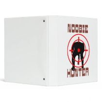Noobie Hunter 3 Ring Binders
