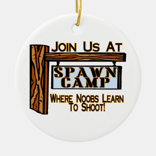 Noobs At Spawn Camp Christmas Ornament