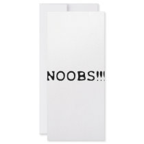 NOOBS !!! icon Custom Rack Cards