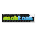 noobtoob bumper sticker (real gamers) bumper stickers by noobtoob noobtoob bumper sticker (real gamers) bumper stickers