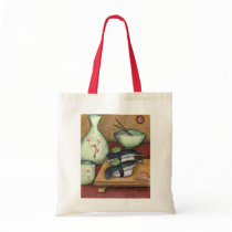 Noodles and Fishes tote bags by KateyRea Noodles and Fishes tote bags
