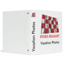 Noord-Brabant Waving Flag with Name 3 Ring Binders
