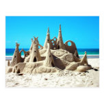 Noosa Beach Sandcastle Postcard
