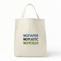NoPaperNoPlastic Reusable Shopping Bag
