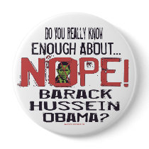 Nope Anti Obama Button