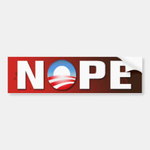 NOPE Bumper Sticker
