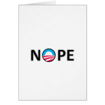 nope greeting cards