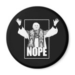 NOPE REFRIGERATOR MAGNET
