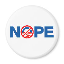 NOPE REFRIGERATOR MAGNETS