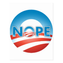 NOPE NO WAY POST CARD