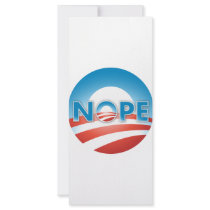 NOPE NO WAY rack cards