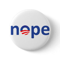 Nope Obama Pin