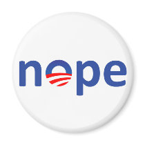 Nope Obama Refrigerator Magnets