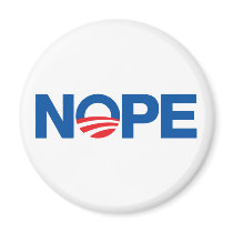 Nope Obama Magnet