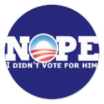 Nope stickers