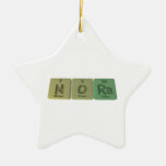 Nora as Nitrogen Oxygen Radium Christmas Tree Ornament