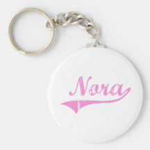 Nora Classic Style Name Key Chain