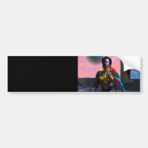 NORA CYBER WARRIOR BUMPER STICKER