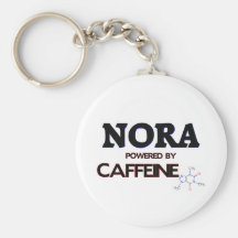 Nora powered by caffeine key chains