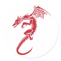 Norbert the Red Dragon stickers by Dragon_Keeper Norbert the Red Dragon stickers