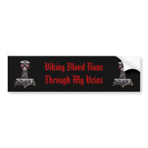 Nordic Pride Bumper Sticker bumper stickers by Volknor Nordic Pride Bumper Sticker bumper stickers