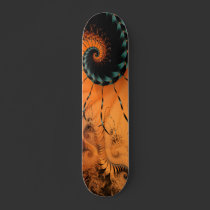 Nordic Sunset Skateboard by dduhaime55 Nordic Sunset Skateboard